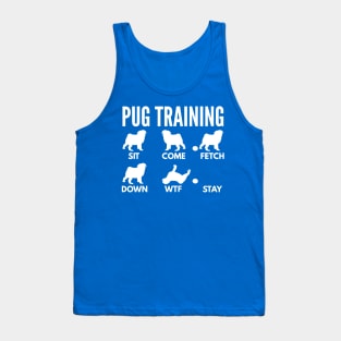 Pug Training Pug Dog Tricks Tank Top